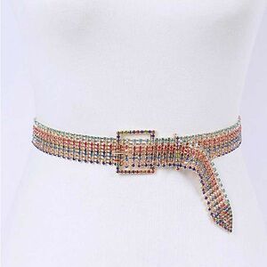 Multicolor Crystal Belt
